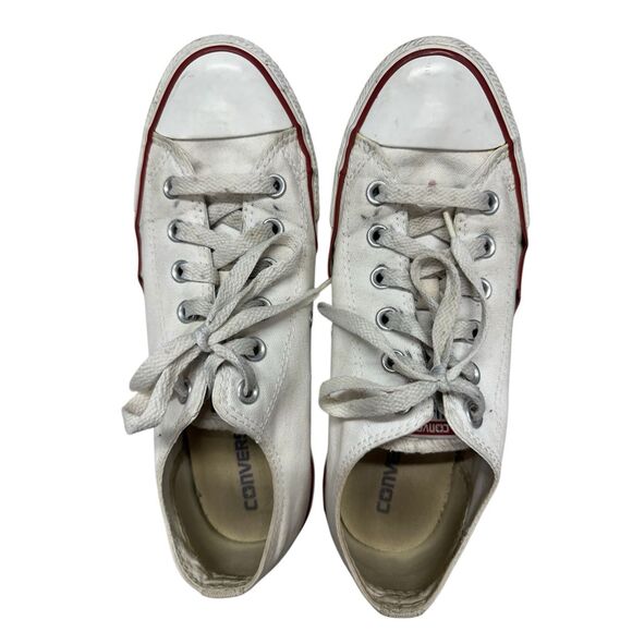 Womens 10 Mens 8 Converse All Star Unisex Lace Up Low Top Chuck Taylor Sneakers - Picture 4 of 6